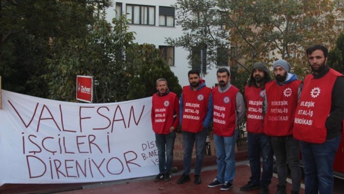 41 gündür eylem yapan Valfsan işçileri sendika önünde: Yeleklerimizi yırttılar