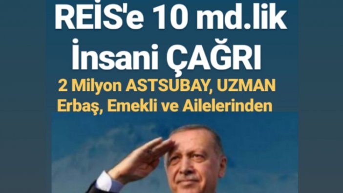Askerler 15 bin imzayla Erdoğan'a seslendi: 