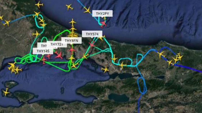 Beklenen oldu: Uçaklar İstanbul Havalimanı'na iniş yapamadı