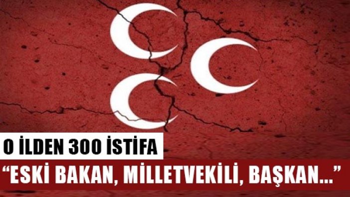 Afyonkarahisar'da MHP'den 300 kişi istifa etti