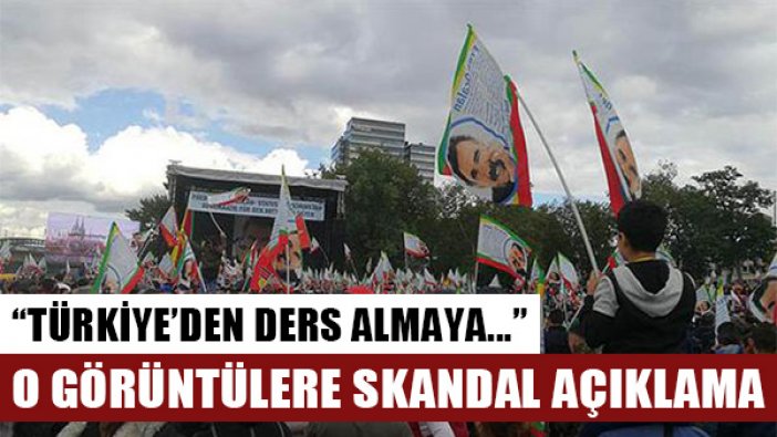 Almanya PKK propagandası yapılan mitingle ilgili "Türkiye'den ders almaya ihtiyacımız yok!"