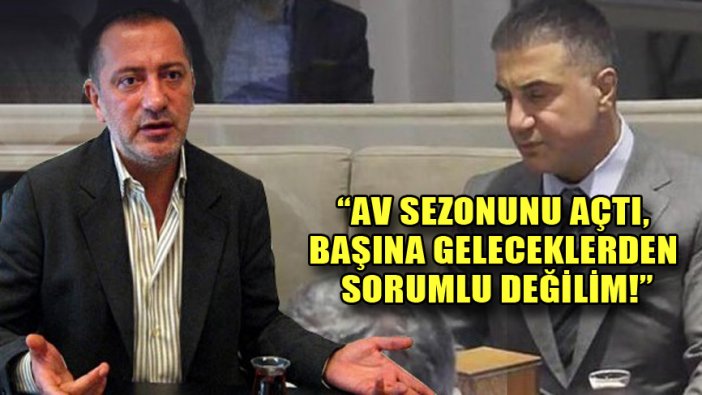 Sedat Peker: Fatih Altaylı'nın başına geleceklerden sorumlu değilim!