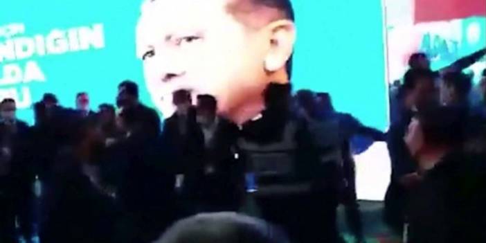 AKP il kongresinde kavga