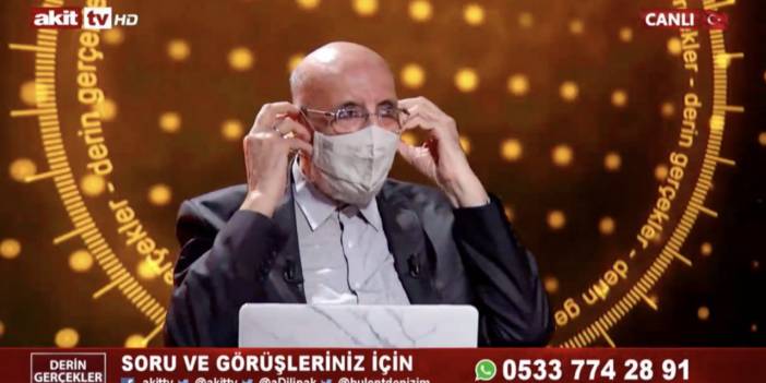 "Maske takılmasın" diyen Dilipak kenevirden yapılan maskeyi tanıttı