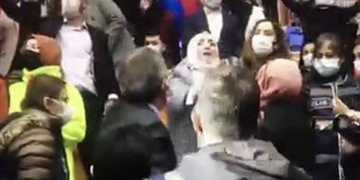 AKP kongresinde gerginlik: 