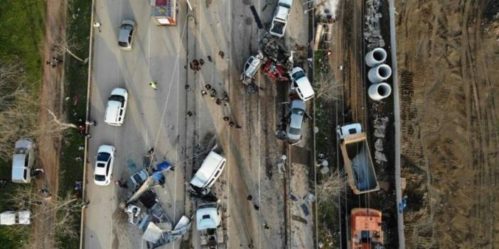 Bursa'da 4 kişinin öldüğü trafik kazasının görüntüleri ortaya çıktı