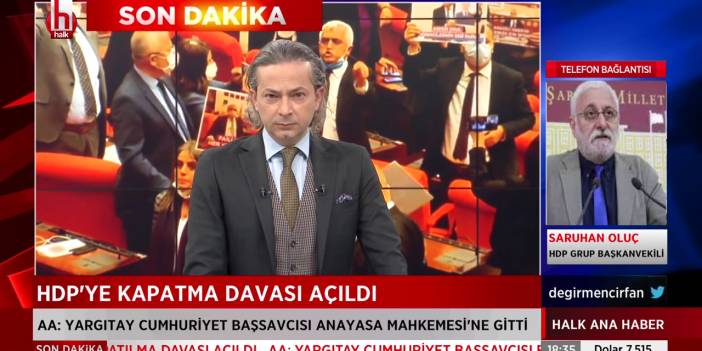 Saruhan Oluç: Kapatma davası kongresi öncesi MHP'ye hediye