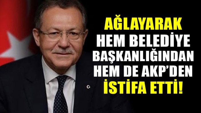 Ahmet Edip Uğur hem Balıkesir Belediye Başkanlğından, hem de AKP'den istifa etti