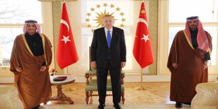 Cumhurbaşkanı, Katar Dışişleri Bakanı ile görüştü