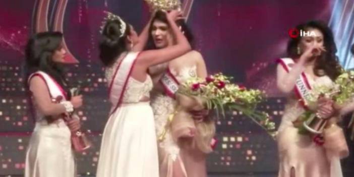 Güzelik yarışmasında taç kavgası