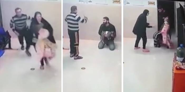 Baba, çocuğunun hayatını kurtaran doktorun ayaklarına kapandı