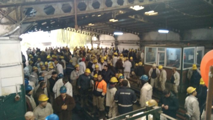 Zonguldak'taki maden işçilerinin yer altından ilk fotoğrafları