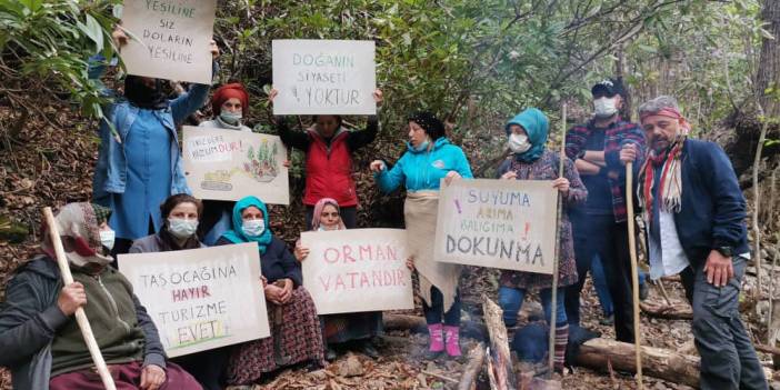 İkizdere'de mücadele türkülerle sürüyor