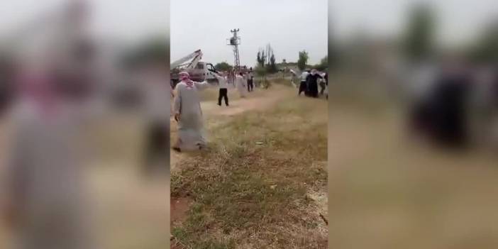Urfa'da DEDAŞ trafoyu sökmek istedi, köylüler izin vermedi
