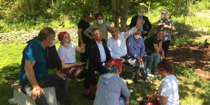 İkizdere'de direnişe demir kapı ile engel