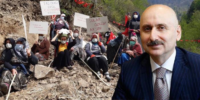 Bakan Karaismailoğlu'na İkizderelilerden tepki: Taş ocağı istemiyoruz, dereler özgürdür özgür akacak