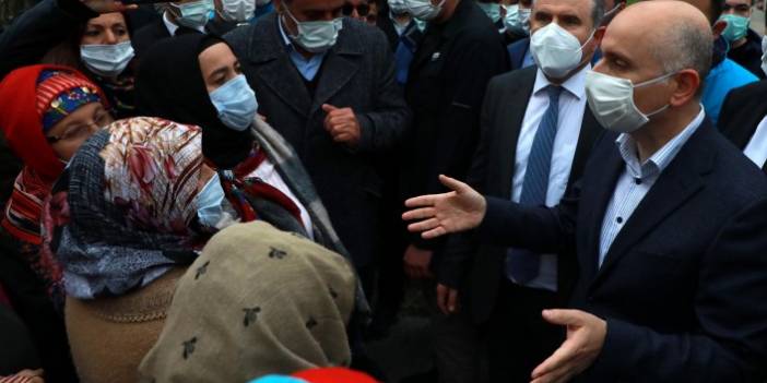 Bakan Karaismailoğlu İkizdere'ye gitti: Kesilen ağaçlar kaldırıldı