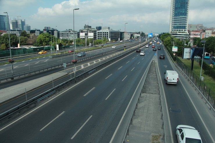 İstanbul'da yollar boş kaldı