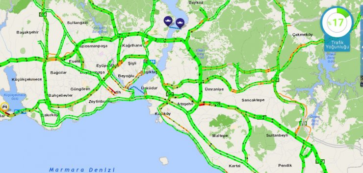 İstanbul'da yollar boş kaldı