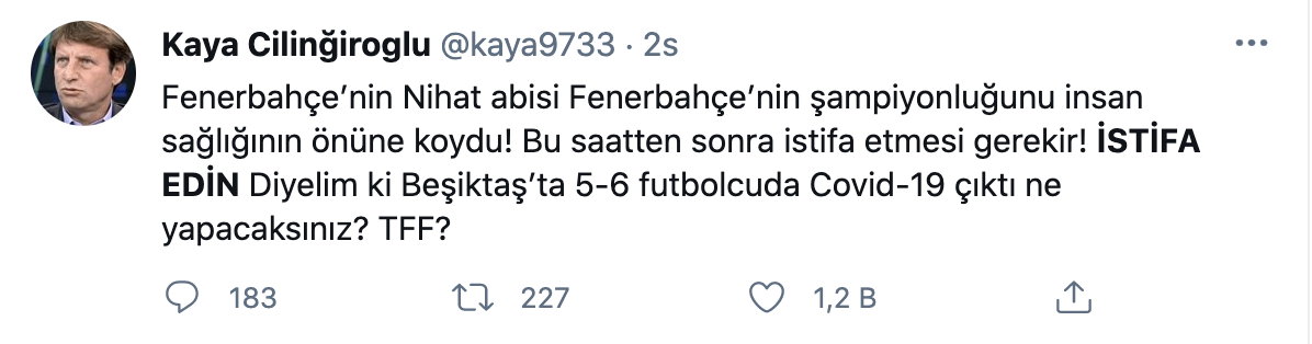 Beşiktaşlı taraftarlardan TFF'ye istifa çağrısı!